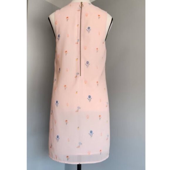 Twik & Estee Preda Floral Pink Mini Dress Size US M - Picture 3 of 8